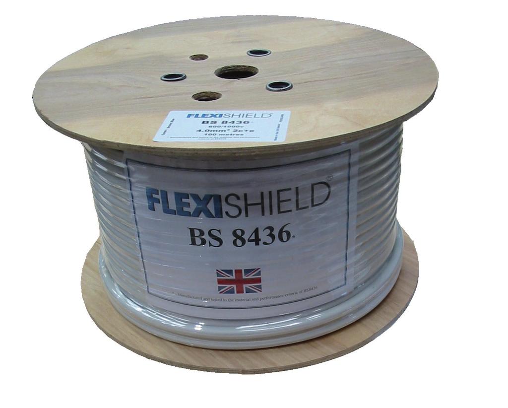 BASEC approved cables Launched in 2004 Flexishield has become the leading cable to be specifically developed and manufactured in the UK for the application of concealed cables in the electrical