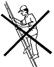 Before starting, check: 1. The Ladder is safely secured to the roof. Tie off the top rung to the roof before operating. 2. Drive Belts are freely placed over guide rollers and pulleys. 3.