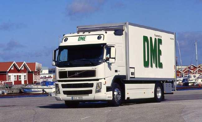 of DME as transportation fuel Volvo trucks and Isuzu are both