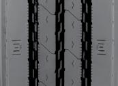 Tread pattern designed for excellent wet traction and reduced noise. Application: All Position, Short and Long Haul.