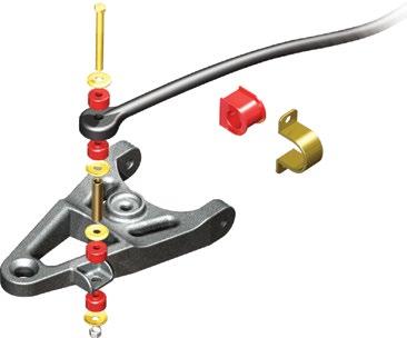 Product Reference Strut Arm/Rod Bushings Rapid acceleration and hard braking place varying loads on the suspension, and in some applications strut rods are employed to maintain proper alignment.
