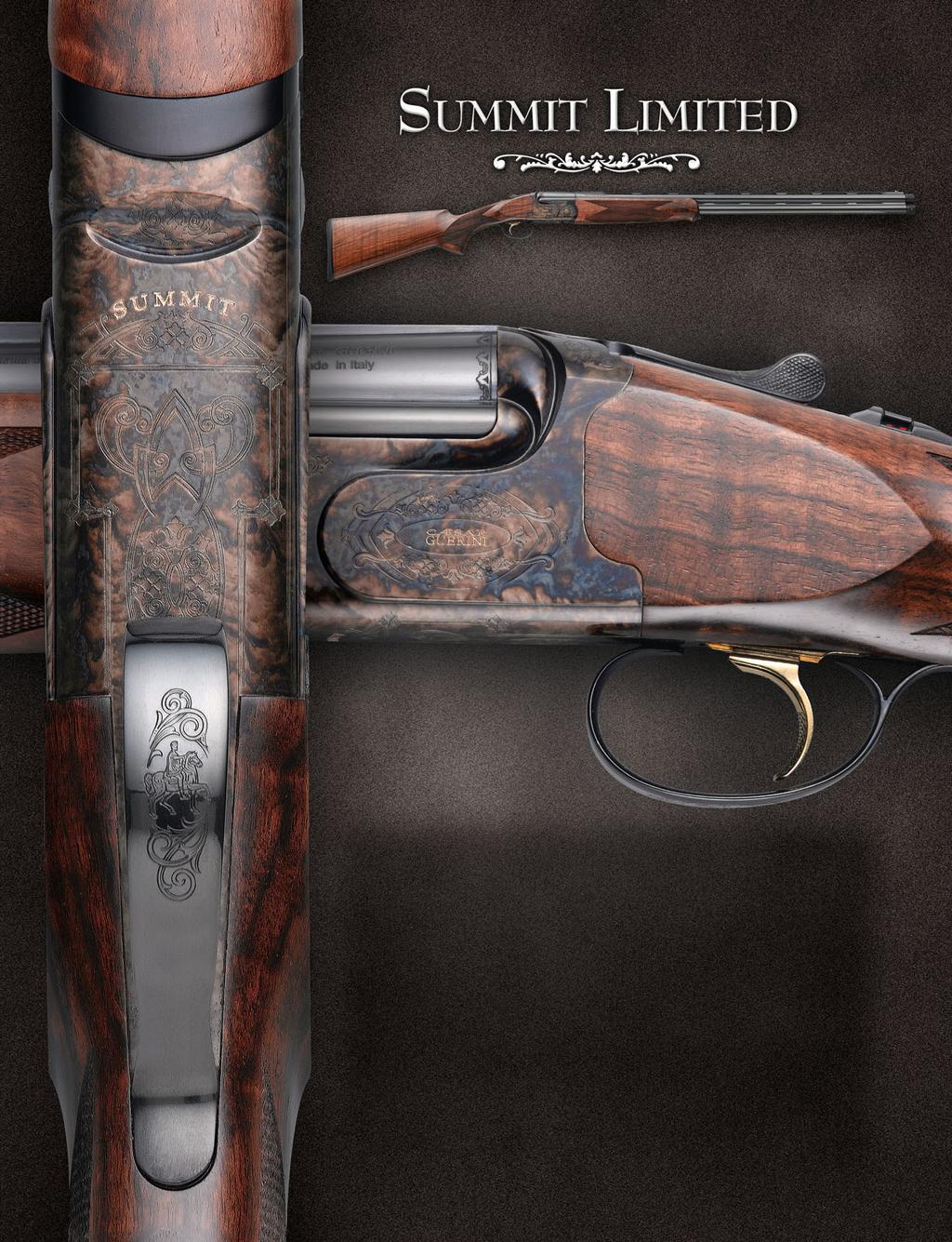 The Summit Limited embodies all the balance, quick handling and accurate performance qualities of the popular Summit Sporting and adds a deluxe grade of oil finished, hand rubbed Turkish walnut with