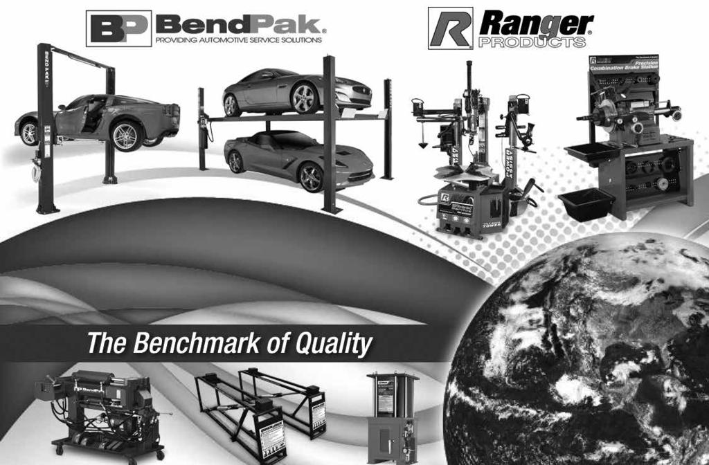 For Pars Or Service Conac: BendPak Inc. / Ranger Producs 1645 Lemonwood Dr. Sana Paula, CA. 93060 Tel: 1-805-933-9970 Toll Free: 1-800-253-2363 www.bendpak.com www.rangerproducs.