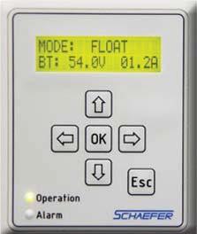 controller function The UC 03 unit controls and supervises the optimum chargg of a battery, up to an entire UPS system.