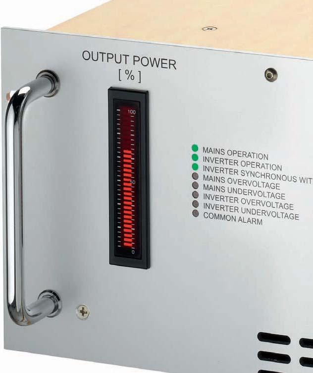 Inverters 1 or 3-Phase from 200VA to 45kVA, switchmode www.schaeferpower.