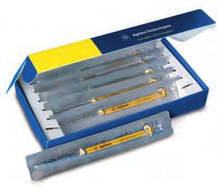 AGiLENT PArTS ANd SuPPLiES Autosampler Syringes Straight Needle, 23 and 26s Gauge Autosampler Syringes Volume (µl) description unit Needle Gauge/ Length (mm)/tip Part No.