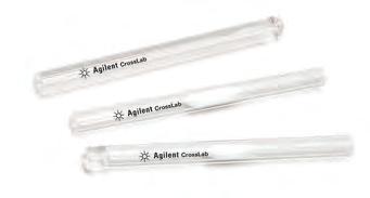 crosslab PArTS ANd SuPPLiES Agilent CrossLab Inlet Liners Liners are the centerpiece of the inlet system where sample is vaporized and mixed with the carrier gas.