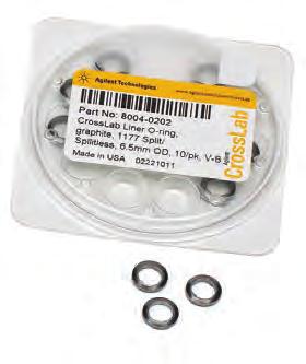 crosslab PArTS ANd SuPPLiES Agilent CrossLab Supplies for Bruker, Varian* GC Systems Liners for 1075/1077 injector Ports description id od (mm) (mm) Length (mm) Volume (µl) unit Similar to oem Part