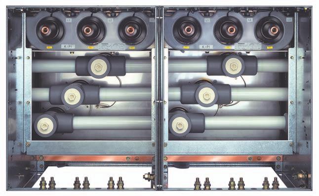 R-HA-0a eps Components Busbars Features Safe-to-touch as a result of use of metal covers Plug-in type Consisting of round-bar copper, insulated by means of silicone rubber Busbar joints with cross