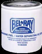 Bel-Ray Fuel/Water Separating Filters provide excellent protection for your engines fuel system that no engine should be