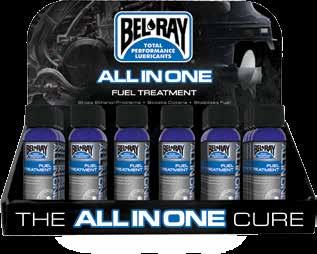 All In One Fuel Treatment provides a high level of detergency that keeps fuel lines and components free of buildup and gummy residues.
