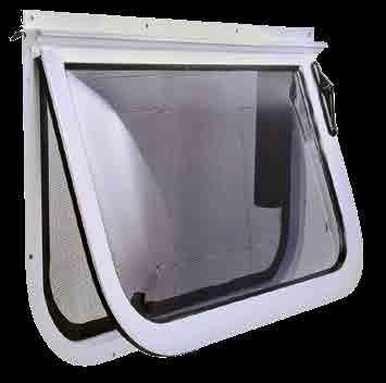 ODYSSEY WINDOWS ODYSSEY 2 AND 4 RADIUS CORNER SINGLE AND DOUBLE HOPPER WINDOWS The Odyssey window range is a wind out style window with a fixed fly screen.