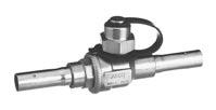 Ball Valves Series BVA Features Hermetic design: Fully welded forged brass body Low leak rates below industry standard (certificate on request) Compatible with new refrigerants/lubricants Full