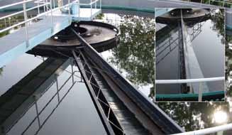 Full Trough Skimmer (FTS) Key features & benefits Heavy duty skimmer arms Increased removal rate decreases odor Prevents surface scum carry-over into effluent stream Effective removal of heavy