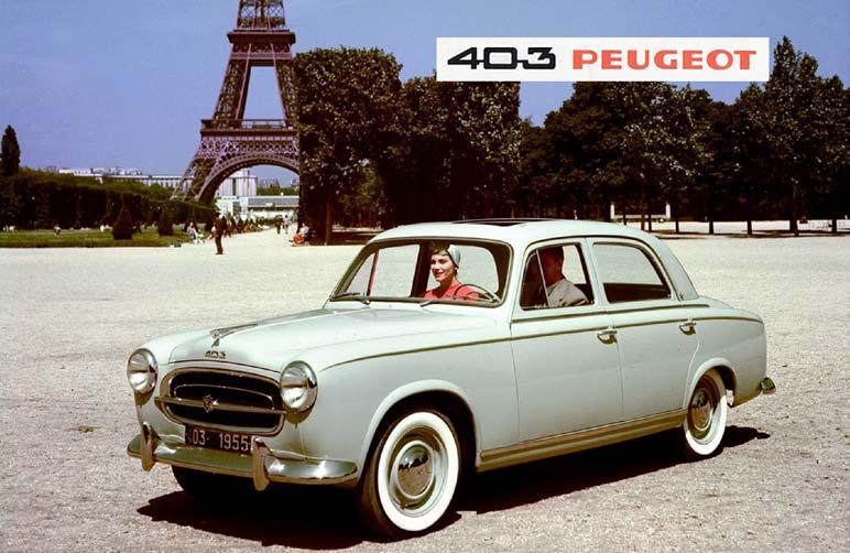The Peugeot 403 was an extraordinary success during the 1950s, in many parts the