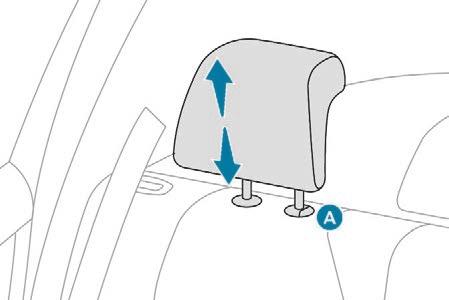 Returning the backrest to the normal position When repositioning the seat backrest, take care not to trap the seat belts.