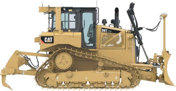 D6T Track-Type Tractor Specifications Dimensions All dimensions are approximate.