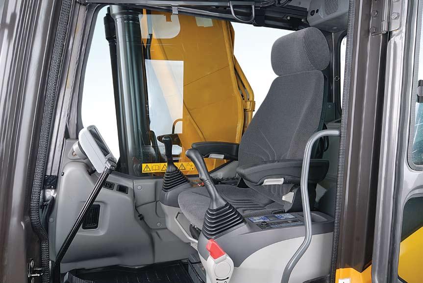 impact, considerably increased the stability of cab, and improved the comfort of operator.