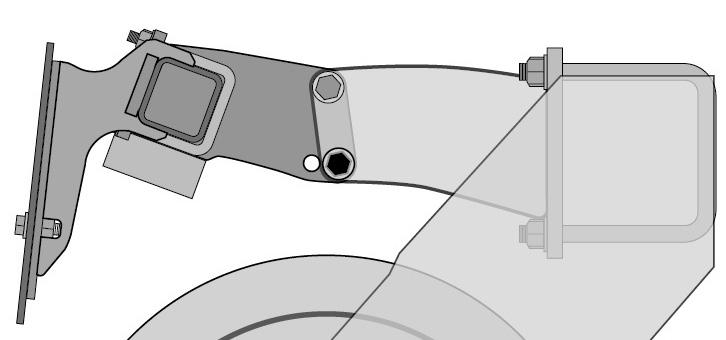Scraper Kit Components Initial Scraper Bracket Adjustment - Loosen scraper bracket U-bolts. - Adjust bracket position to align scraper bars to center of rubber roller grooves. - Re-tighten U-bolts.
