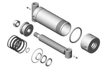 Hydraulic Layout - 5 - Jack Hydraulic Fittings Required 1 141581 - Quick Coupler-m - /4 ORB (2) 2 141515 - Connector, /4 JIC-m x ORB (6) 141504 - Elbow, 90º /4 JIC m x ORB m (2) 4 141595 - Dual Check