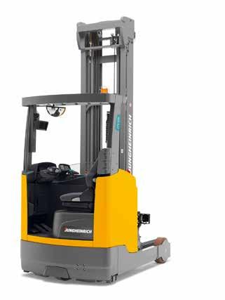 Powerful and efficient 3-phase AC drive, lift and steer control Ergonomic and spacious operator compartment Compact design for greater maneuverability The right drive and lifting performance package