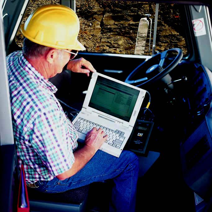 On-Board Diagnostics. With CEMS, provides the machine operator with a three-category warning system and quick access to stored diagnostic data. Off-Board Diagnostics.
