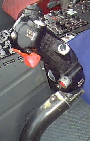 The torque tube transmits corrective movements to the directional controls through the scissors assemblies.