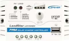 LandStar EU series PWM solar charge controller 5A,10A,20A,30A 12V/24V LS-EU series is reliable, stable, and economical solar charge controller, easy for operation.