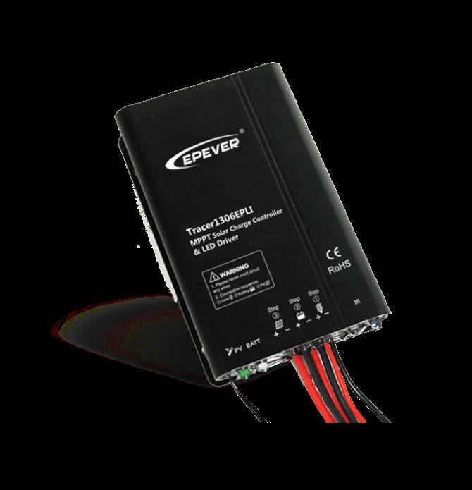 MPPT Tracer-EPLI series MPPT Solar Charge Controller & LED Driver 10A, 15A,20A 12V/24V TRACER-EPLI series combines solar charge controller and LED driver into one unit.