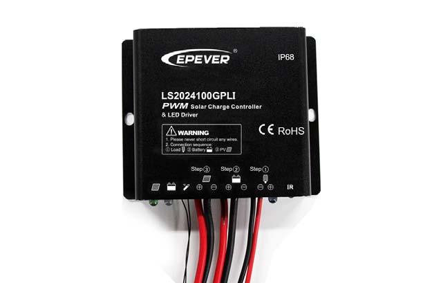 LS-GPLI series PWM Solar Charge Controller with built-in LED Driver 10A, 20A 12/24V auto work LS-GPLI series combines solar charge controller and LED constant current driver into one unit which is
