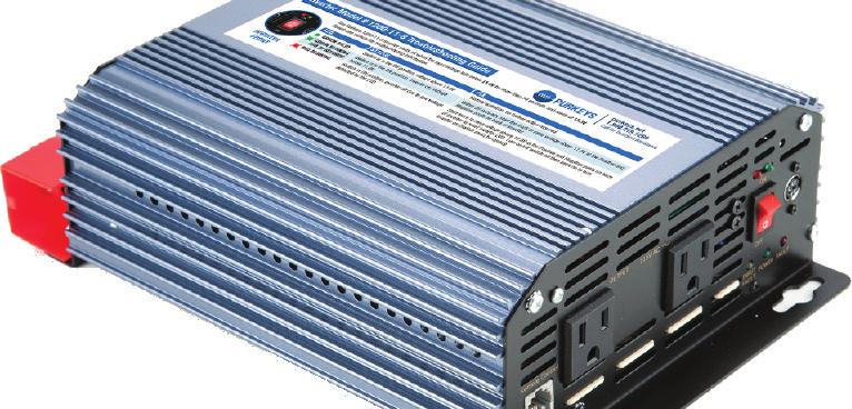 Inverters The 1500W inverter is a step above other inverters because it includes circuitry that moderates usage.
