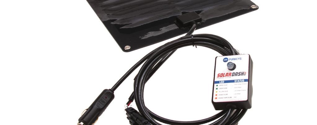 Solar Solutions The Solar Bolt charge controller is Purkeys new charging option that utilizes patent-pending technology designed to work in conjunction with the electrical system on a vehicle or