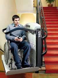 stops Foldable seat Retracting bars that fit into the actual body of the machine (excluding 1250x800 platform) Remote control post Radio controls V65 - INDOOR AND OUTDOOR