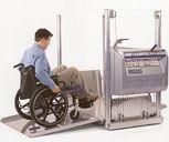 Wheelchair Lifts The Mobilift portable wheelchair lift is an economical, manually operated lift that provides disabled access to stages, conference rooms and auditoriums.