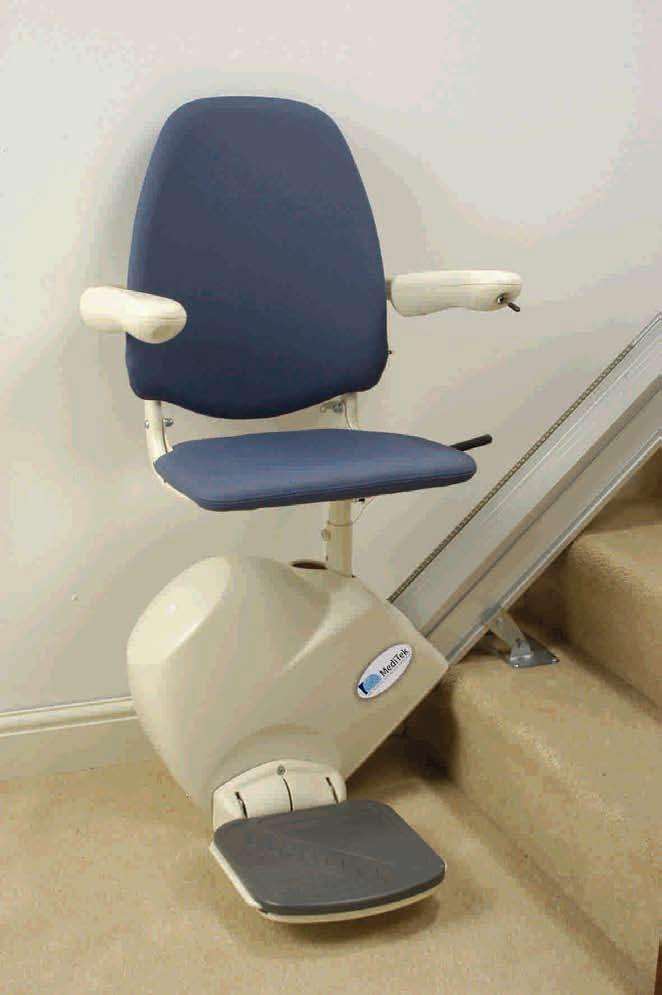 home. That is why when you choose a MediTek stairlift you can be assured that your needs, comfort and dignity lay at the heart of our business practice.