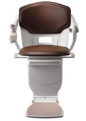 Swivel levers Use the levers, or optional automatic one or two-way swivel, to get off your stairlift in the safest position at the top or bottom of your stairs. 4.