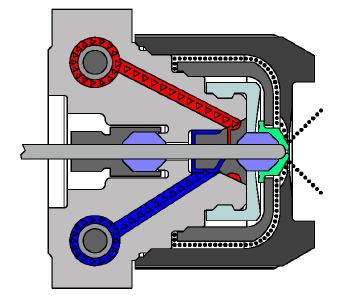 Fusion MP Mechanical Purge Gun cutaway view of gun