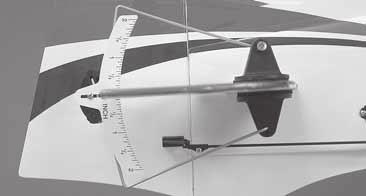 GET THE MODEL READY TO FLY Check the Control Directions 1. Turn on the transmitter and receiver and center the trims.