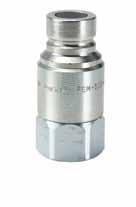 Hydraulic Quick Couplings Non-Spill FEM/FEC Series ISO 6028 Push to Connect FEM Series Nipples B Hydraulics Nipple Port End Length Exposed Length* Flats Weight (lbs.) /4 FEM-252-4FP /4-8 NPSF.7.25.06.