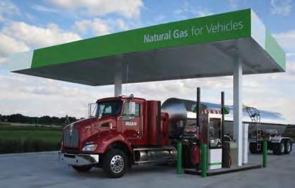 of the largest CNG fleets in the US Built two CNG fueling