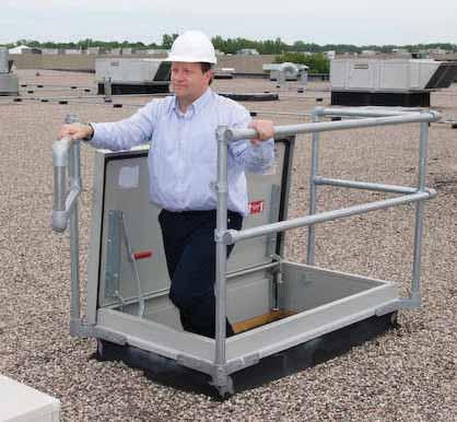 Roof Hatch Accessories Safety Ladder Posts Safety