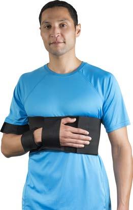 construction Optional shoulder strap Adjustable forearm and humeral cuffs STRAIGHT SHOULDER IMMOBILIZER VP10897-0XX (XXS -