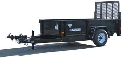 DT-E SERIES TRAILERS standard Hydraulic Dump or DT-E Series is a heavy duty dump trailer built