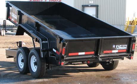 DT-HD SERIES TRAILERS DT-HD Series; Skidsteer - Dump Trailer was designed as a multi-use trailer which