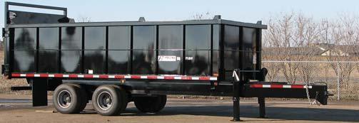 CONTRACTOR & UTILITY DUMP TRAILERS DT-C Series; Contractor Body Dump Trailer was designed to be versatile on and off the job site.