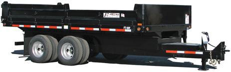 DT-U Series; Utility/Grain Body Dump Trailer was designed with the demolition and small grain hauler in mind, great for hauling the big loads.