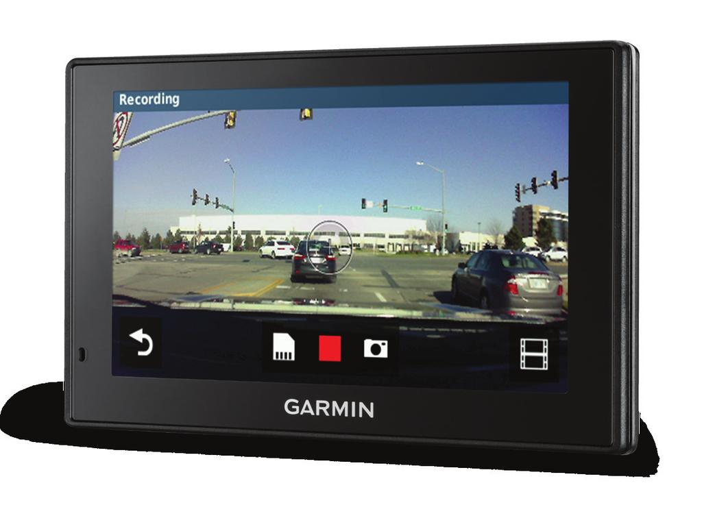 Garmin DriveAssist The built-in dash cam 3 continually records your drive and automatically saves video footage on impact, while GPS