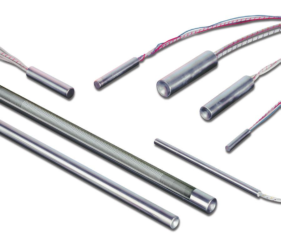 artridge Heaters pplication examples Injection moulding - Internal heating of zzles Hot runner systems - Heating of manifolds Packaging industry - Heating of welding bars Packaging industry - Heating