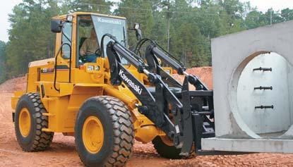 Backed by a dealer network of heavy equipment