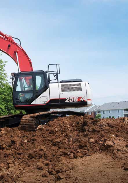 X4 Series Ultimate Productivity and Efficiency Greater digging power, increased lift capacities and faster cycle